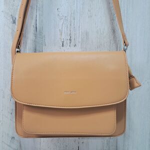 Pixie Mood Zoe Crossbody Purse in Honey Vegan Leather Adjustable Strap NWOT